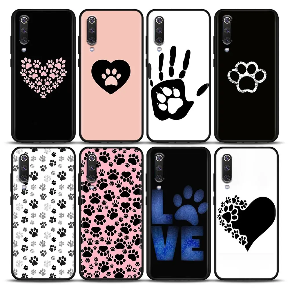 

Best Friends Dog Paw Case for Xiaomi Mi 9 9T Pro SE Mi 10T 10S MiA2 Lite CC9 Pro Note 10 Pro 5G Soft Silicone Cover