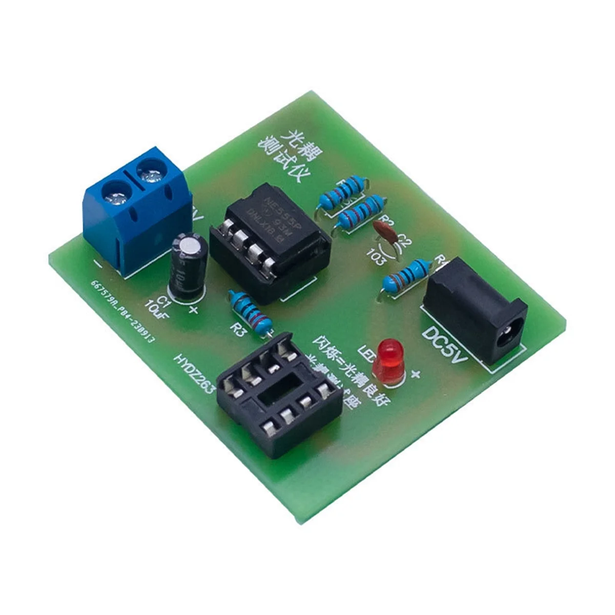 Комплект тестера оптопары 555 монтажная плата для практики сварки комплект