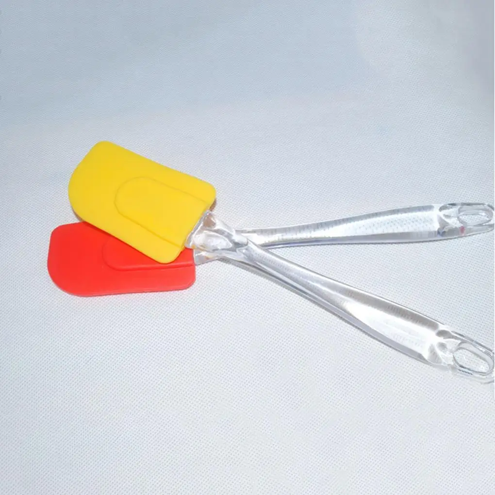 

Resistance High Temperature Food-grade Non-toxic Silicone Spatula Cake Scraper Baking Cream Blade Brush