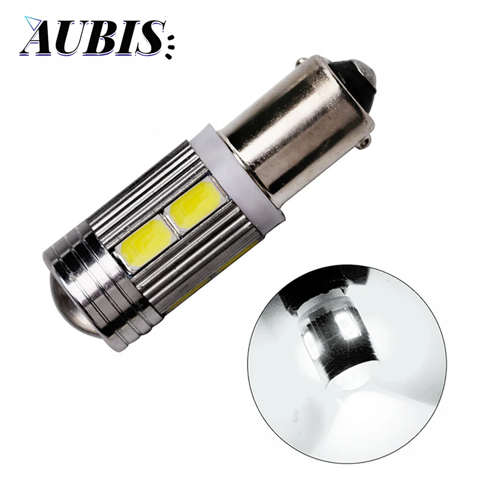 

Светодиодная лампа для чтения автомобиля BA9S led 233 363 10 SMD 5630 5730 T4W T11, 12 В, красная, синяя, желтая, белая