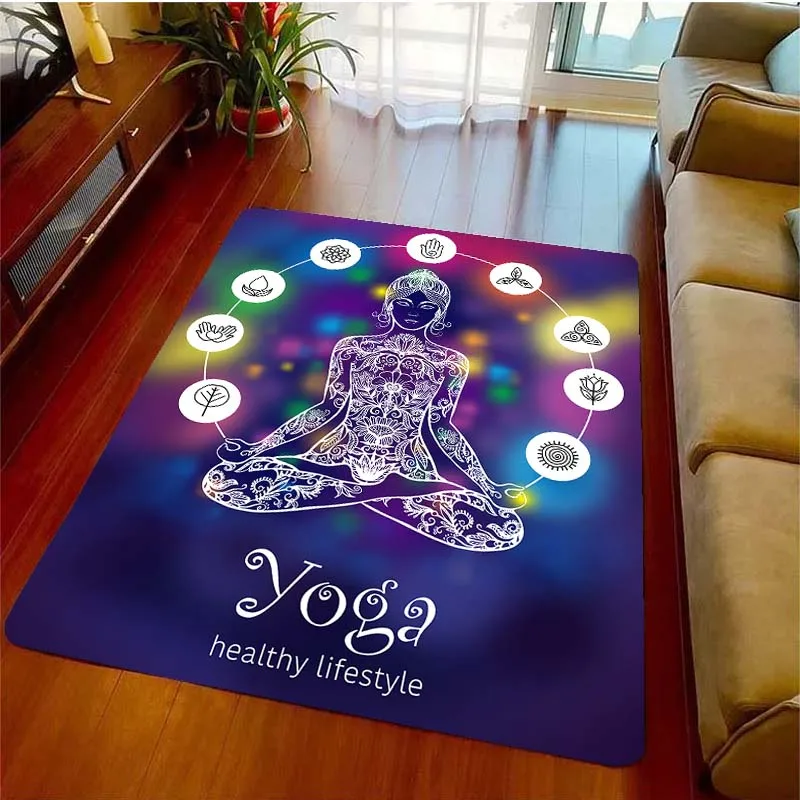 Чакра Йога Радуга 7 индийская Мандала богемные коврики для гостиной спальни