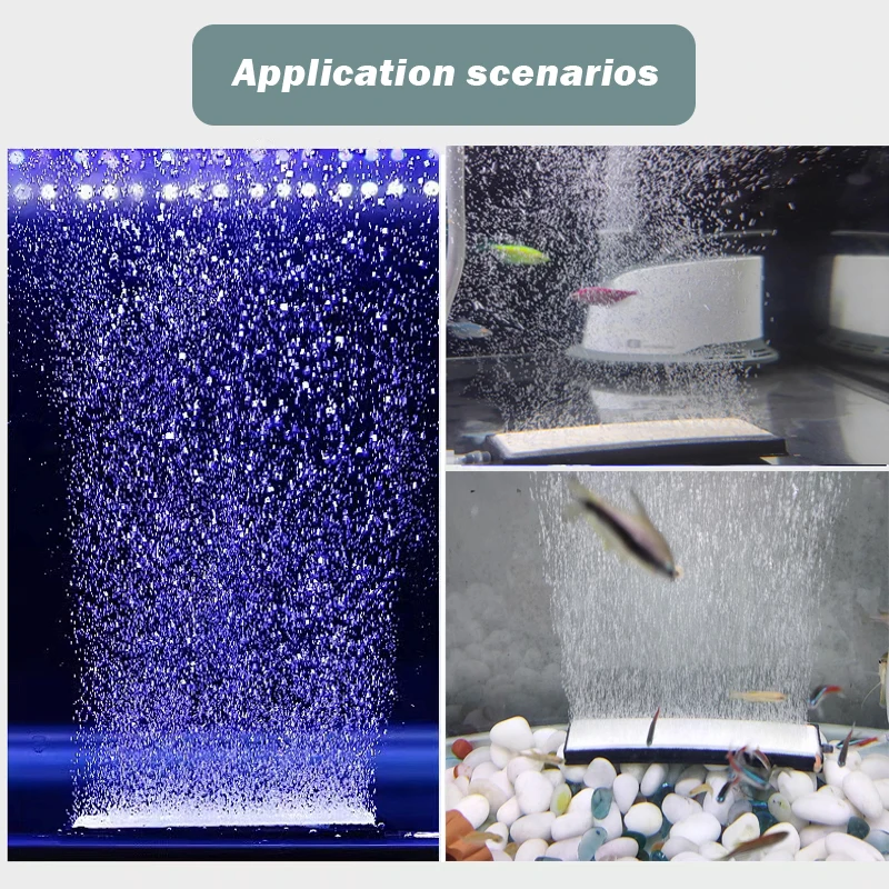 Аквариумный пузырьковый насос 10/20/30 см каменный для свежего воздуха аксессуары