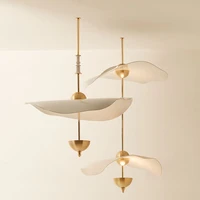 modern led chandelier living room dining room home minimalist lotus leaf chandelier