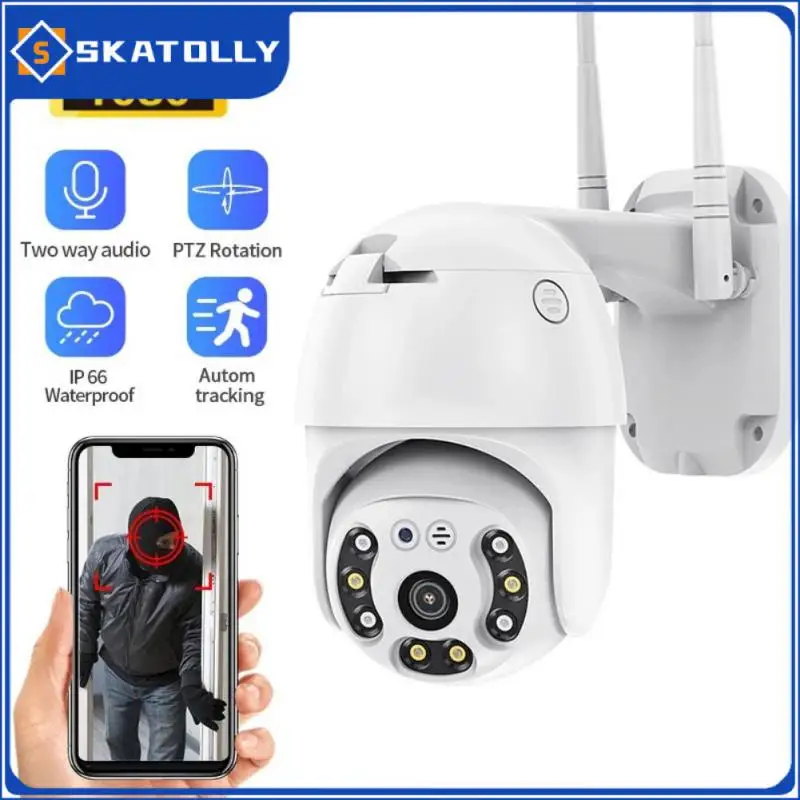 

Security Wireless Cctv Ip Camera 2mp Night Wifi Security Camera Automatic Tracking Voice Recorder Smart Home Webcam