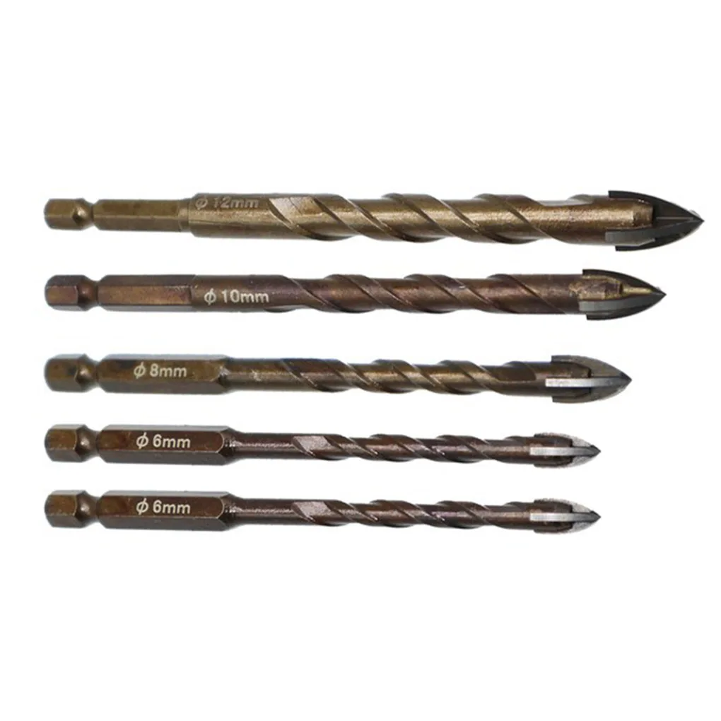 

Набор сверл для стекла, керамики, бетона, 3-12 мм