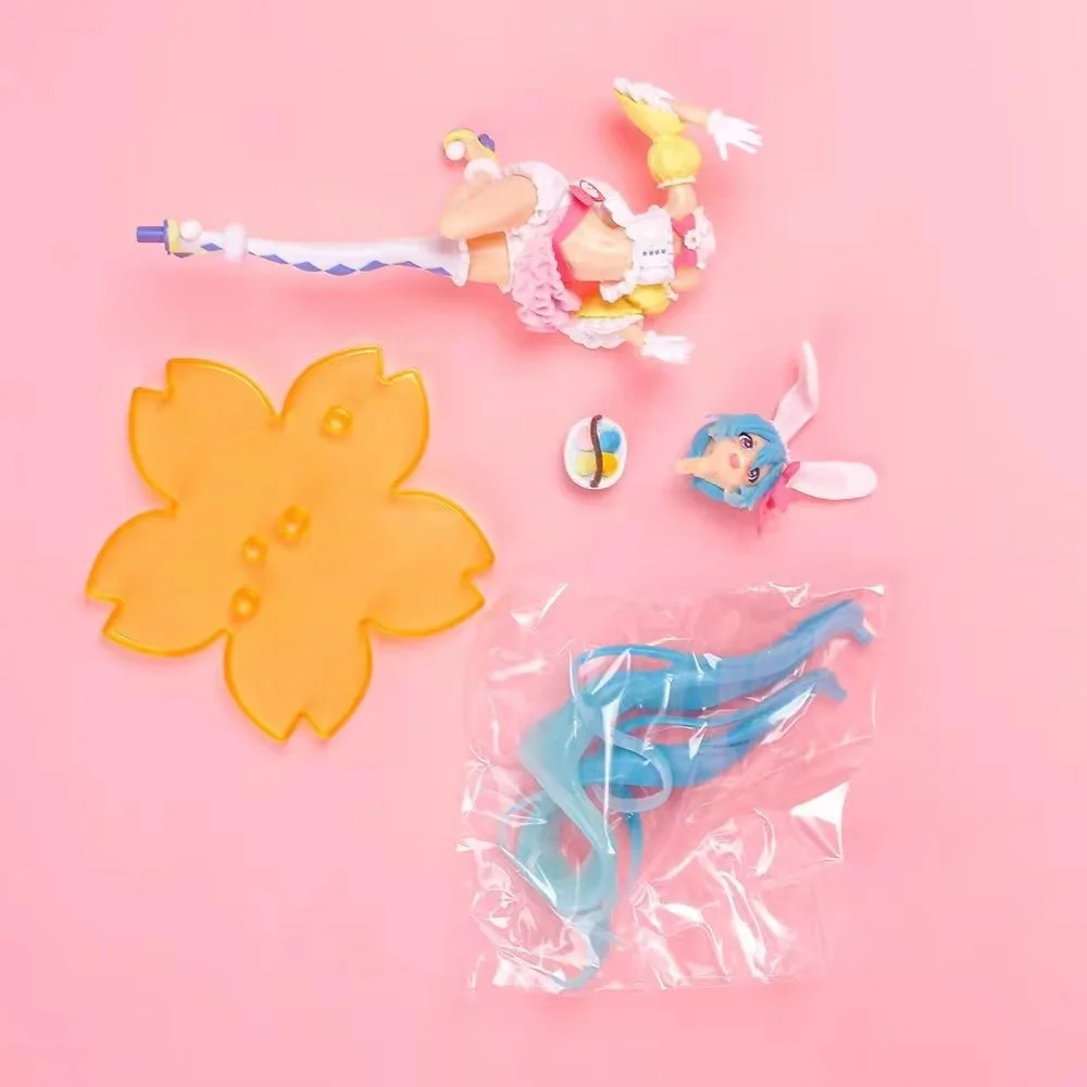 Japan Anime kawaii bunny ears long hair singer Action Hatsune Miku Figures Toys Girls PVC Figure Model Girl Birthday