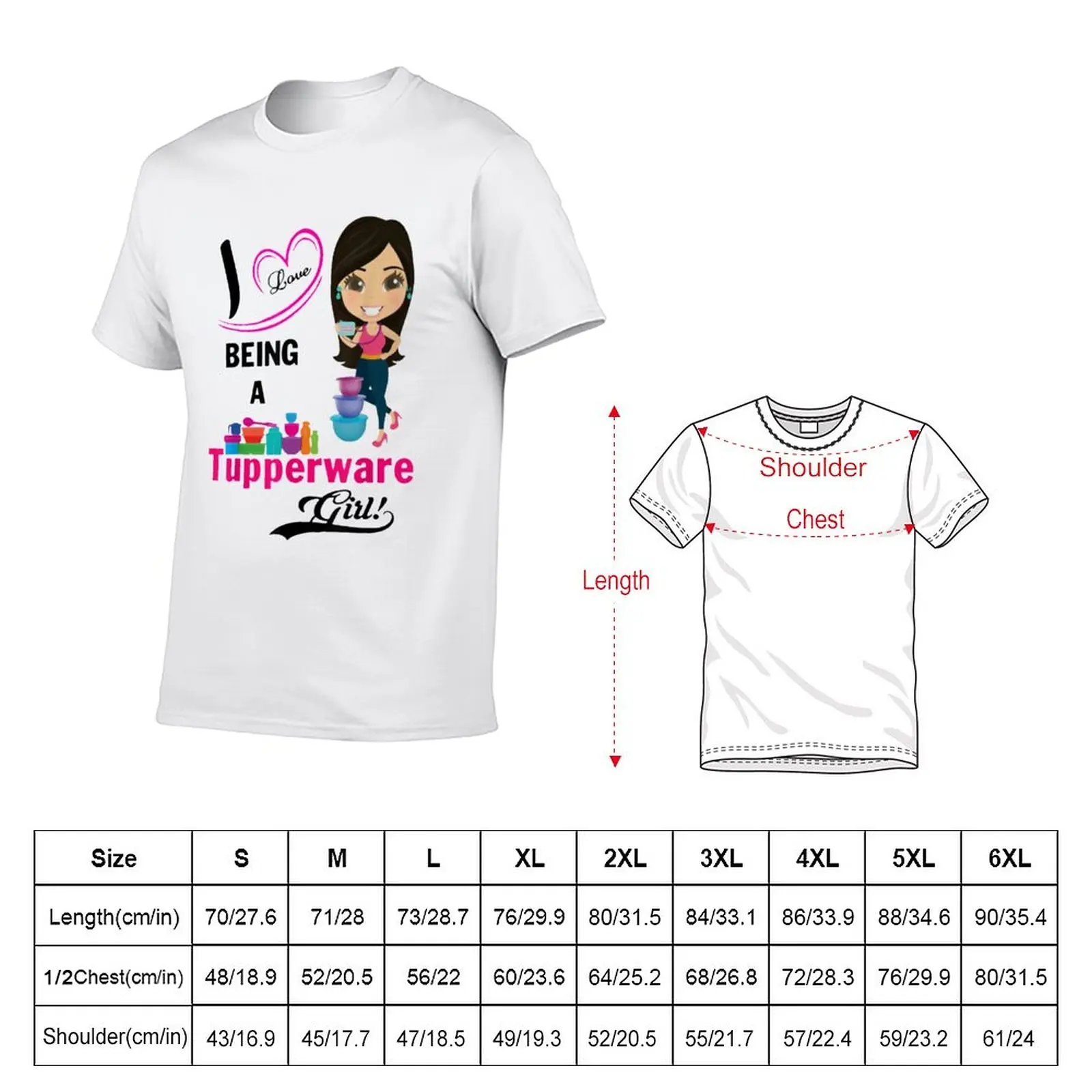 Новая футболка для девушек I Love Be A Tupperware великолепная Винтажная забавная большие