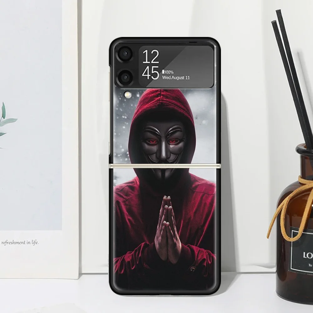 Чехол для телефона с V-образной маской Samsung Galaxy Z Flip Zflip 6 Flip6 5 Flip5 4 Flip4 3 Flip3