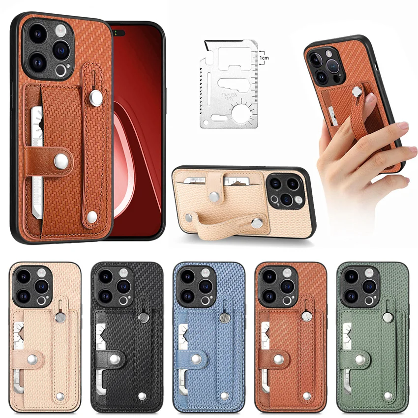 Чехол-подставка из углеродного волокна для Redmi K40 K50 K60 Pro Plus Ultra K40S
