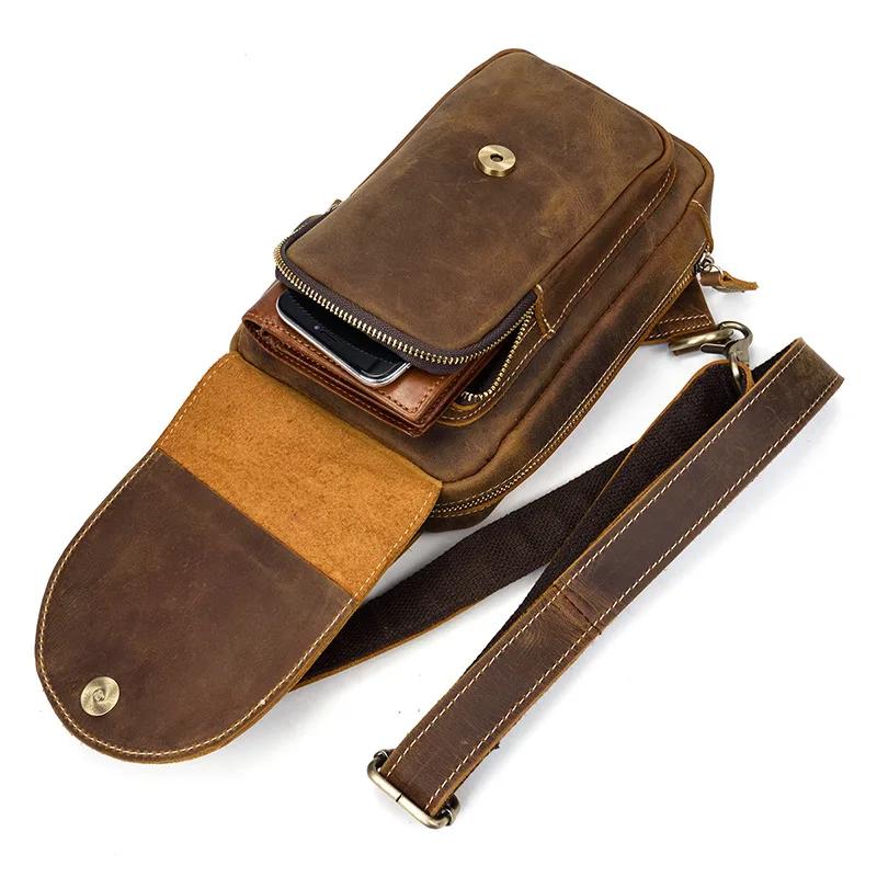 Рисунок 4 - Винтажная кожаная нагрудная сумка