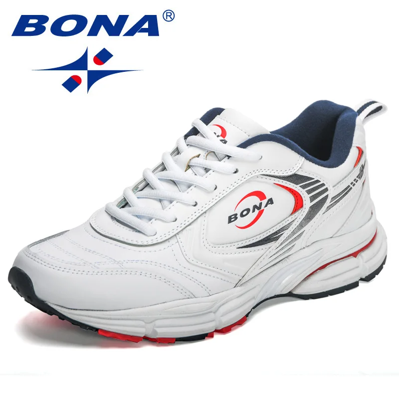 BONA 2023 New Designers Jogging Shoes Men Running Shoes Breathable Brand Sneakers Man Sports Training Walking Shoes Mansculino