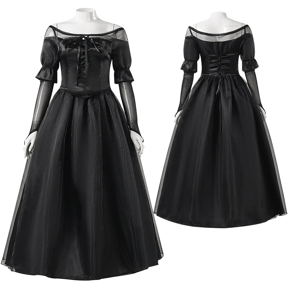 Черное свадебное платье из фильма Барбары Майкла Кейтона женский карнавальный