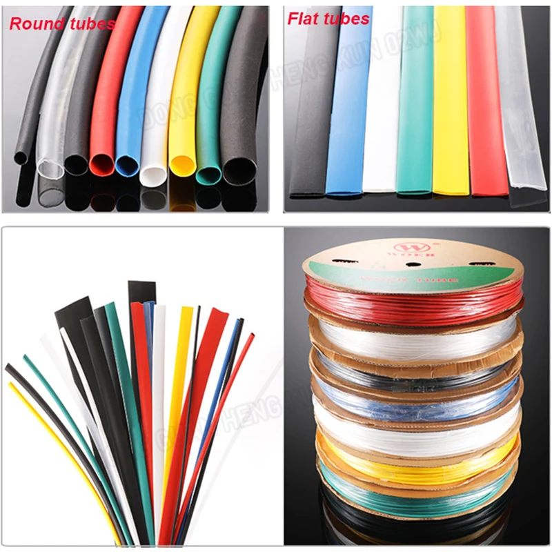 

One Roll One Roll Thick 2-4mmx200m Shrink Heat Shrink Kit Wire Connector DIY Insulation Heat Shrink Tube Wrapped Cable Sheathing