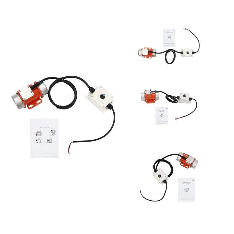 Электрический вибрационный двигатель с регулятором скорости бесщеточный