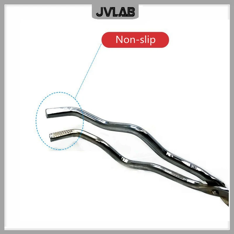 Хромированные щипцы для тигеля зажим графитовой плавильной печи плоскогубцы