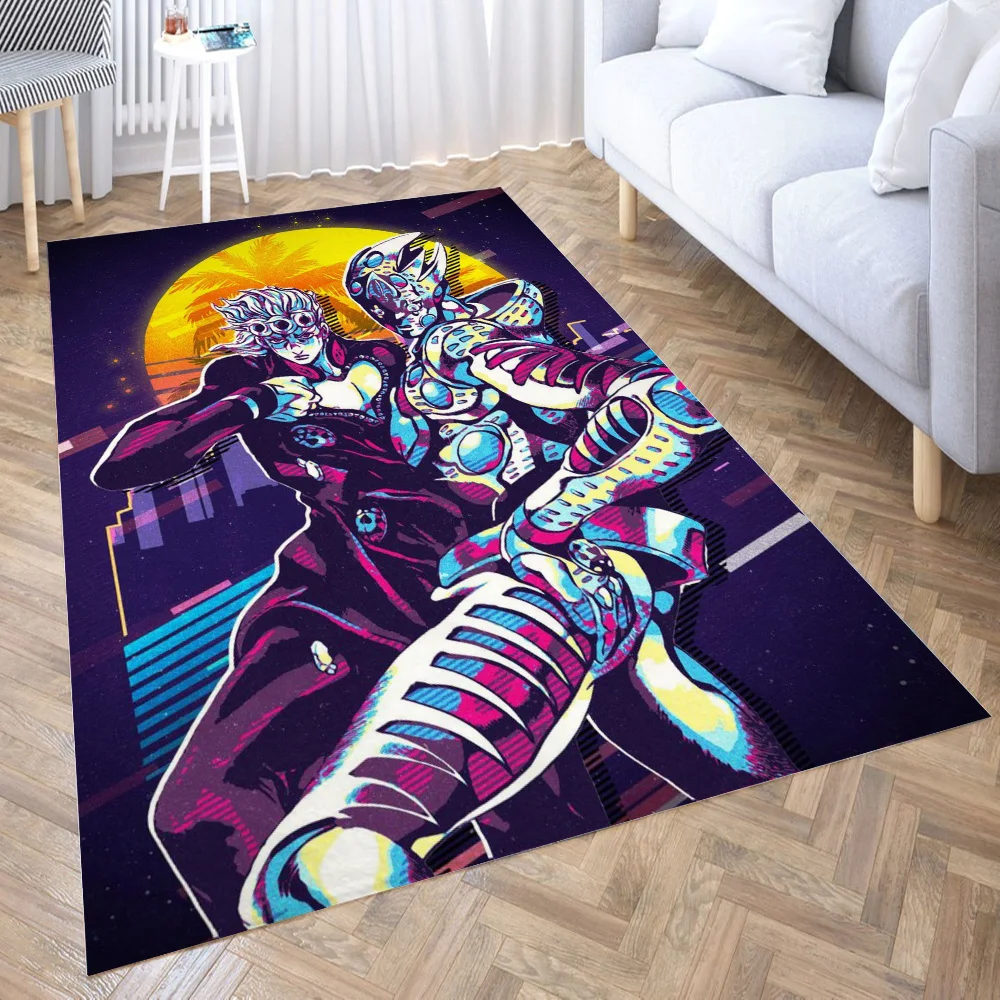 

JOJO ADVENTURE PART 5 3D Carpet Living Room Kitchen Entrance Door Mat Anti-slip Floor Rug Bathroom Area Hallway Mats