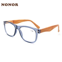 nonor classic fashion square reading glasses for men hd cheap simple eyeglasses women spectacles frame blue 100 150 to 300