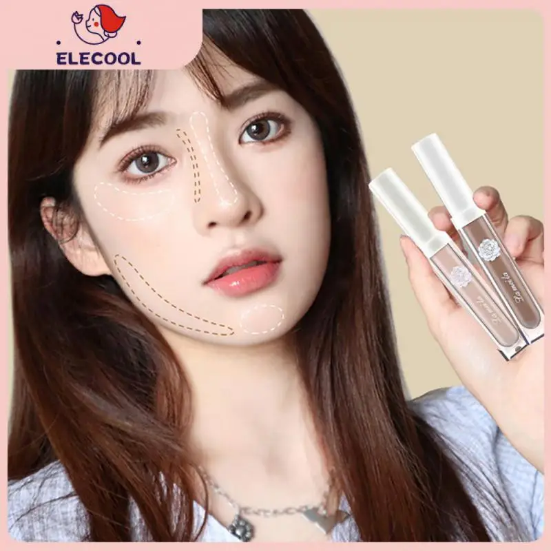 

2 Colors Face Makeup Concealer Liquid Foundation Contour Palette Waterproof Lasting Concealer Natural Makeup TSLM2