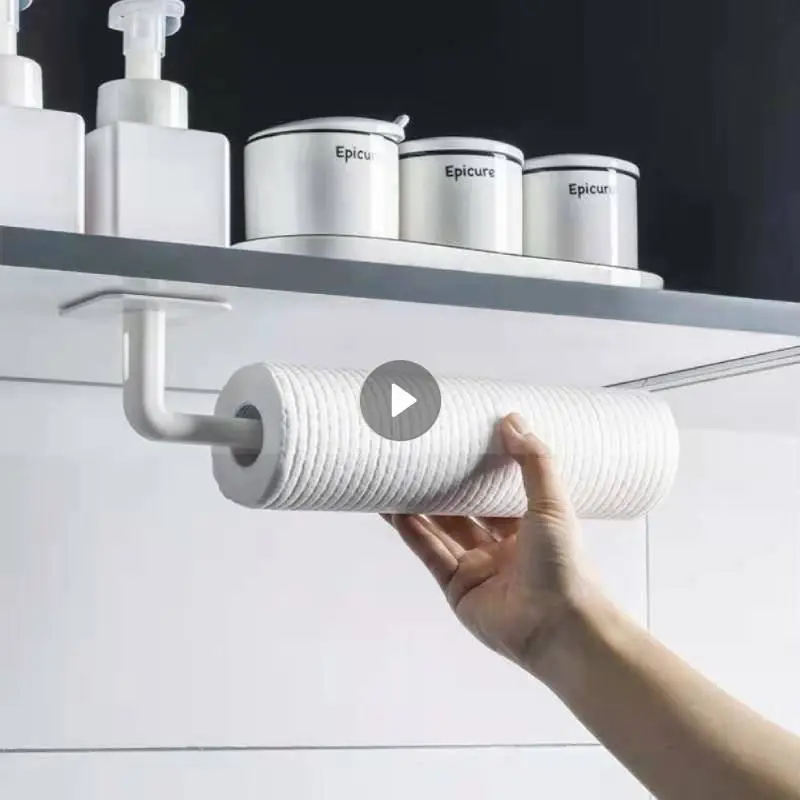 Holder L-shape Hook Wall Mounted Hooks Kitchen Storage Organizer Gadget Set Tools Cabinet Utensil Things Accessories