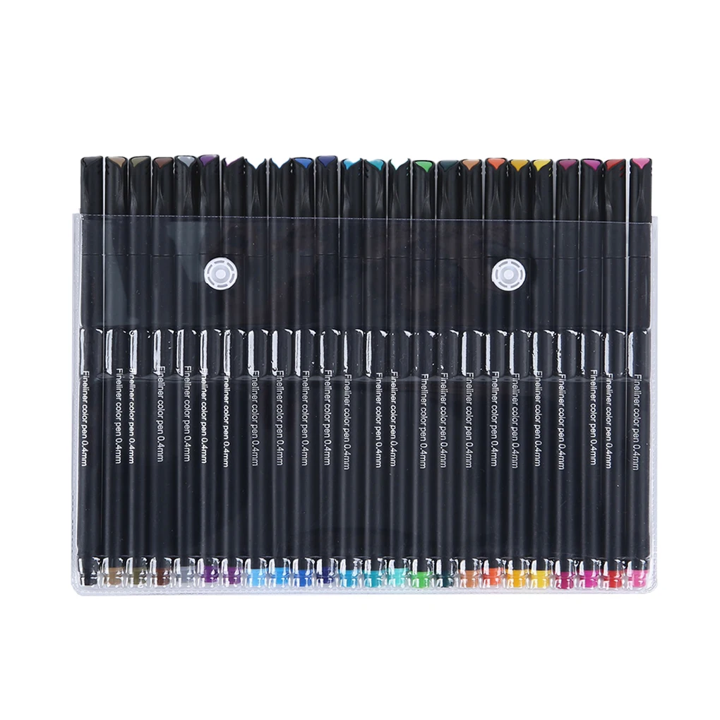 

Цветные ручки, журнал, планировщик, ручка, пластиковая живопись, пористая игла, тонкий рисунок, 1 комплект, аксессуары для рукоделия