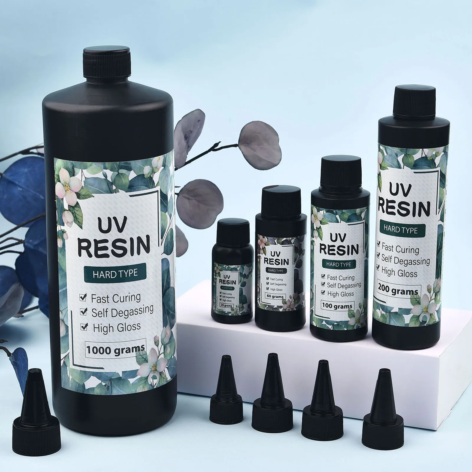 

UV Resin Glue Quick-Drying Clear Hard Epoxy Resin Glue Ultraviolet Solar Curing DIY Epoxy Resin Mold Jewelry Making Gel