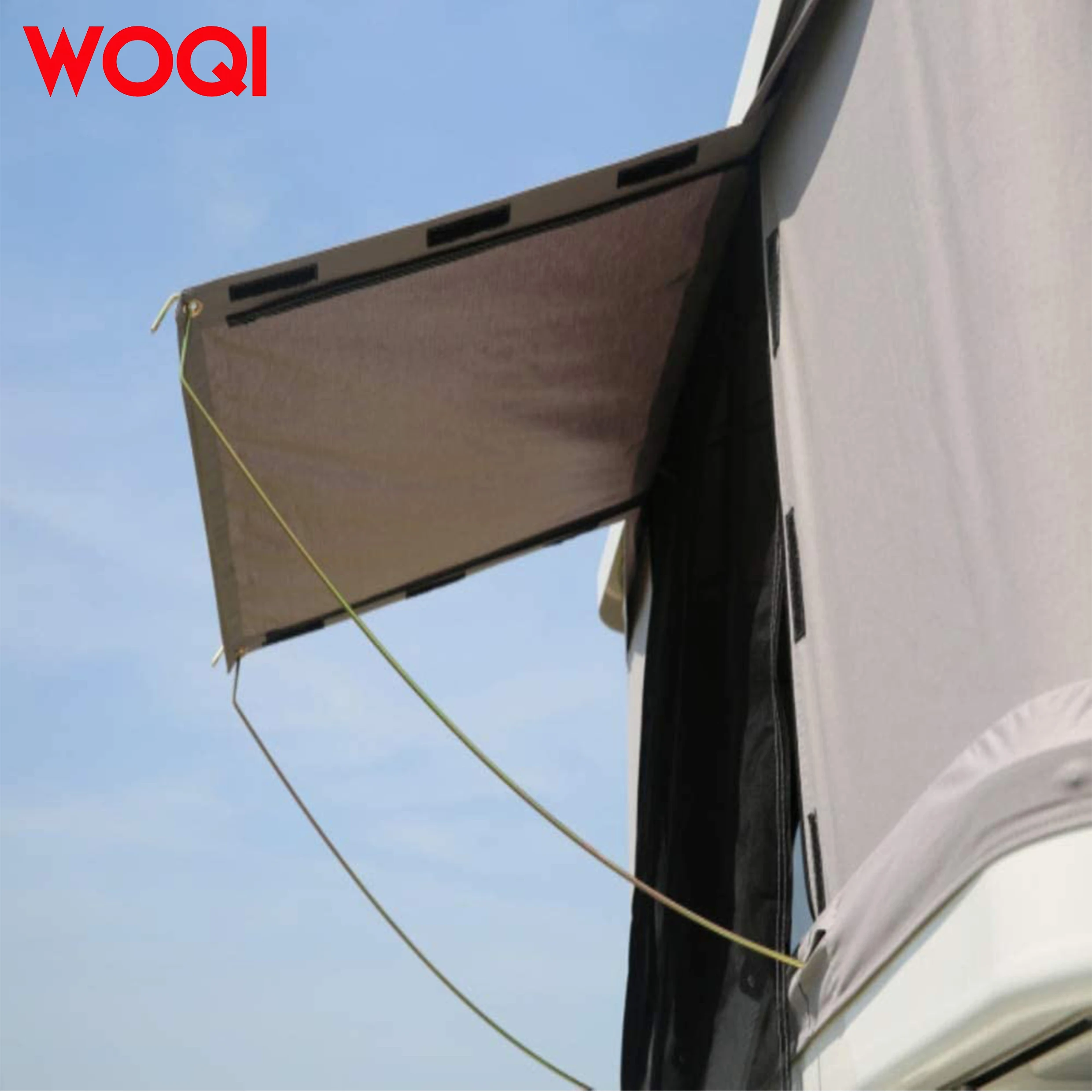 Фото Woqi Высокое качество 4*4 стекловолоконный жесткий корпус автомобильная палатка на крыше водонепроницаемый автоматический багажник на крышу на заказ два для кемпинга на 4 человека №2