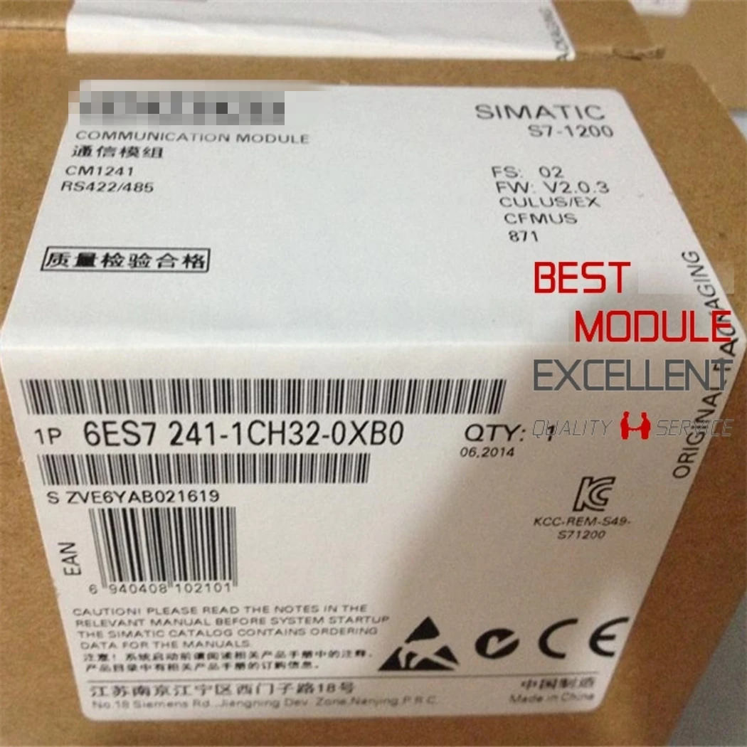 1PCS 6ES7241-1CH32-0XB0 NEW 100% Quality Assurance 6ES7241-1CH32-OXBO