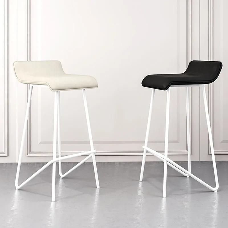 Золотые дизайнерские барные стулья минималистичные металлические Компьютерные