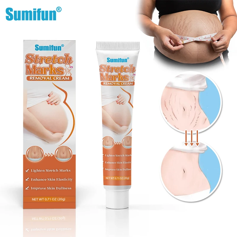 

20g Sumifun Stretch Mark Repair Cream Pregnant Women Obese Skin Postpartum Markers Remover Smooth Anti-aging Anti-Wrinkle Balm