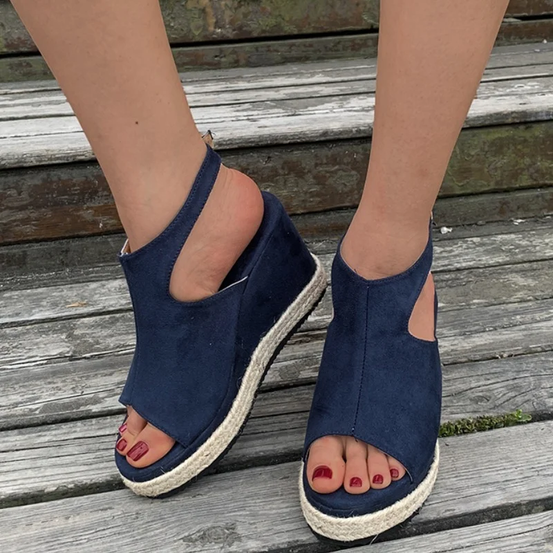 

Women's Wedge Heel High Heel Sandals 2022 Summer Platform Sandals Women Outdoor Fashion Trend Explosive Sandals Women
