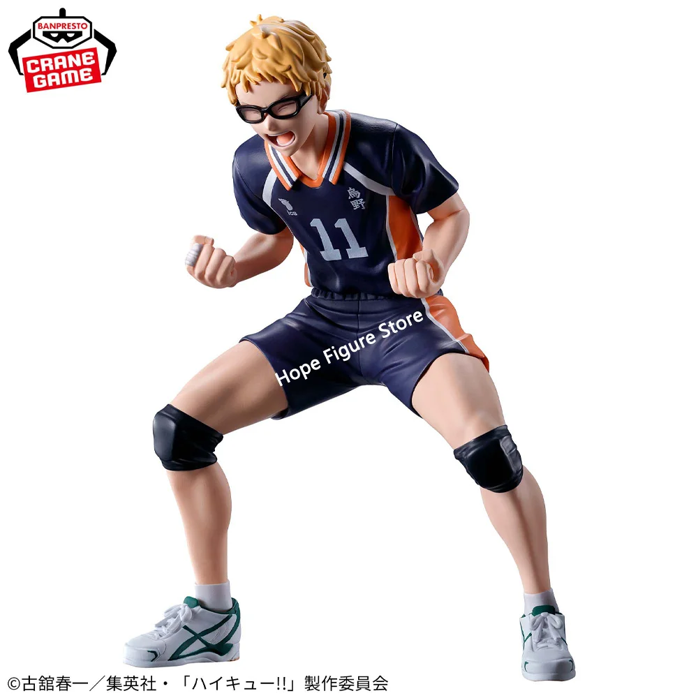 В наличии оригинальная фигурка BANPRESTO Kei Tsukishima аниме Haikyuu!! Модель настоящей