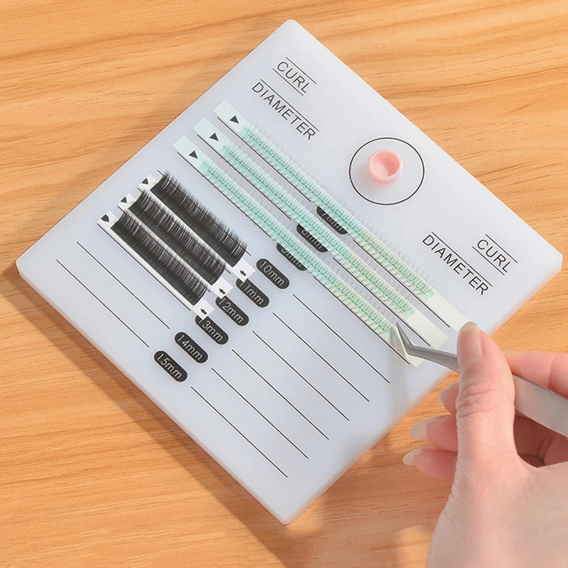 

2 In 1 Eyelash Extension Holder Lashes Holder Storage Make Up Tool Glue Holder Increase False Eyelashes Palette Stand Pad Pallet