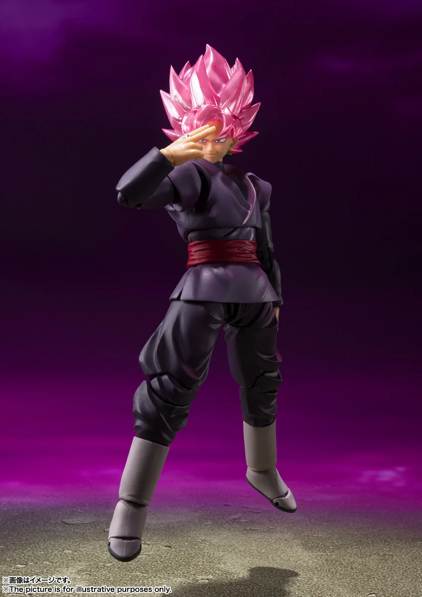 В наличии Оригинальные BANDAI DBZ SSJ SHF супер Роза Wukong Goku Zamasu экшн-фигурки игрушечные