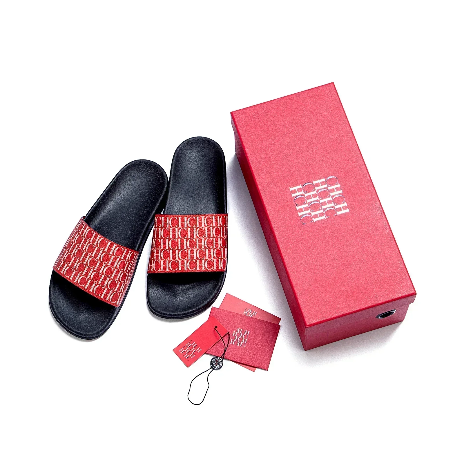 Женские тапочки CH BY CHARO из ПВХ удобные для кожи водонепроницаемые поднимающиеся