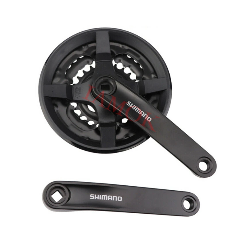 

SHIMANO TOURNEY TY FC-TY301 Mountain Bike Crankset 42-34-24T Iamok 170mm 3/8/7/6-speed Chainwheel Bicycle Parts