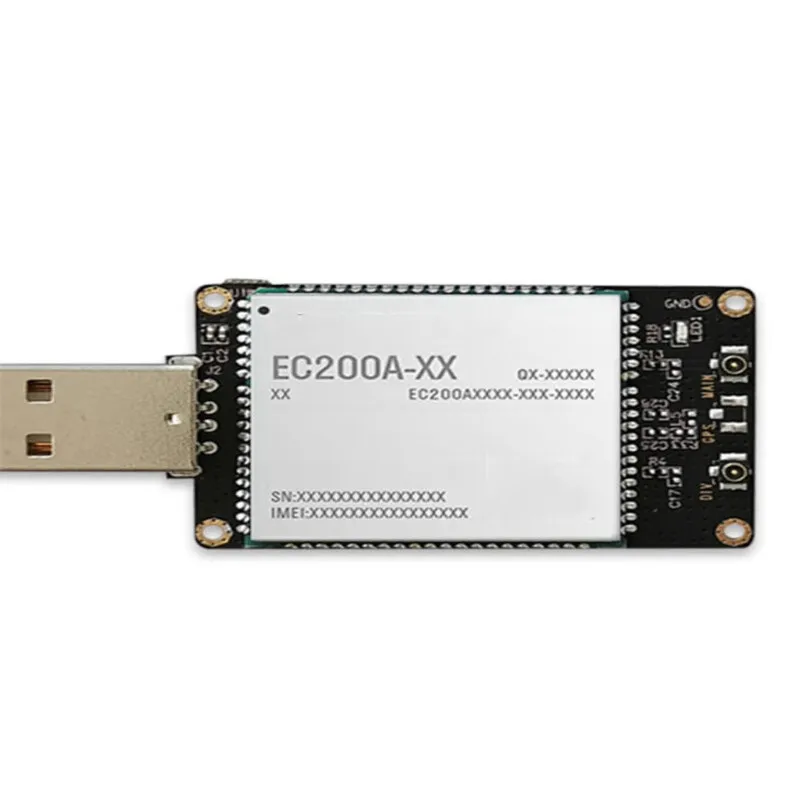 Фото Компоненты, Интернет вещей Модуль 4g, полный Netcom EC200AEUHA-N06-MN0CA (прямая подключаемая европейская версия, двойная антенна) №2