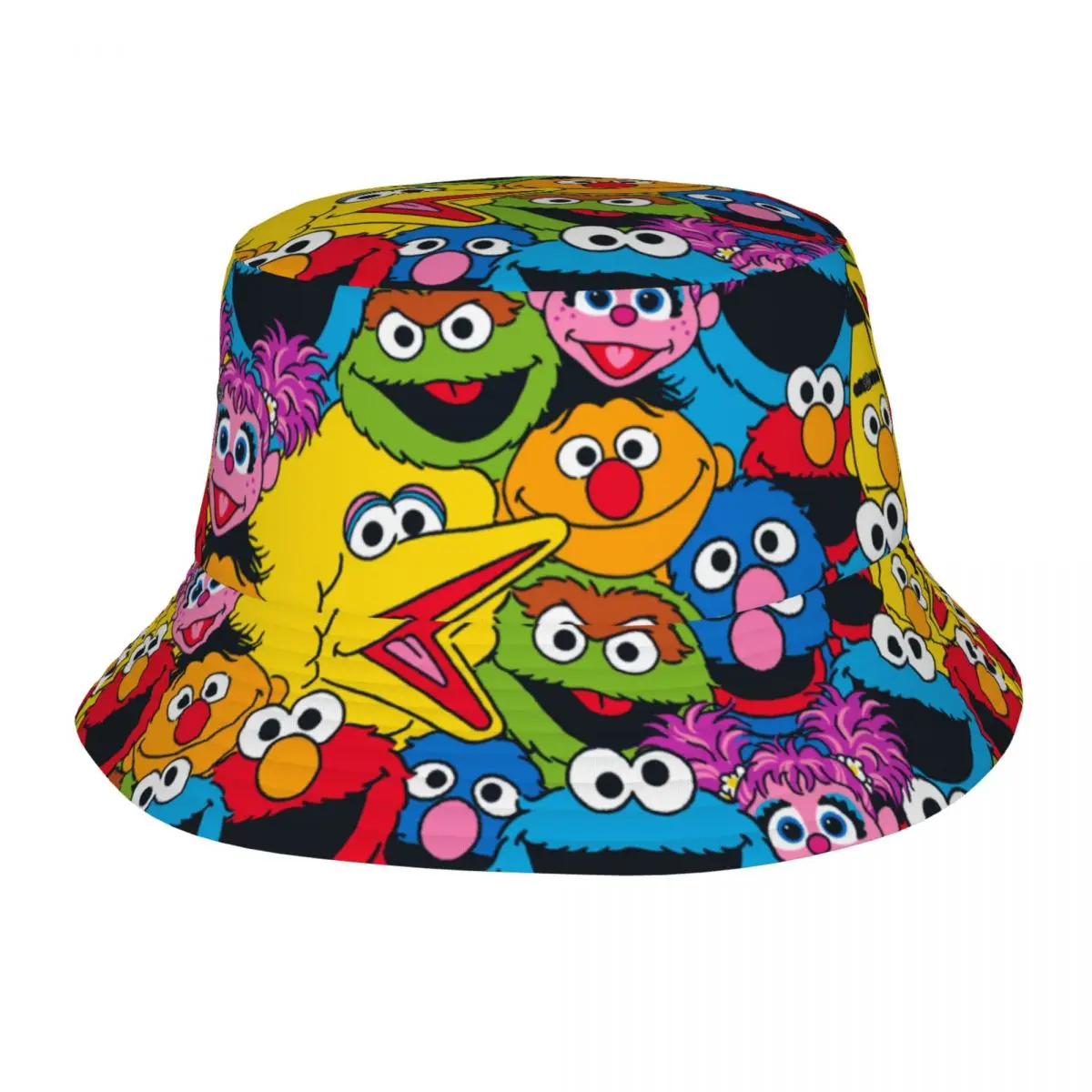 

Sesame Street Cookie Monster Bob Hats for Teen Beach Sun Hat Fashion Packable for Outdoor Fisherman Caps Boonie Hat