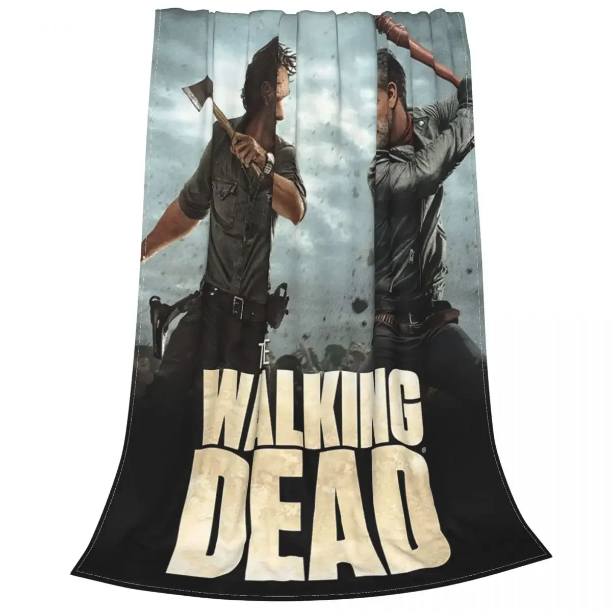 Вязаные одеяла Ходячие мертвецы из фильма ужасы Рик Гримс Дэрил Диксон Флисовое