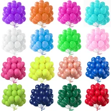 10/20/30/50pcs Pastel Green Blue Pink Latex colorful Balloon Wedding Happy Birthday Party Decoration Baby Shower Globos Balloons