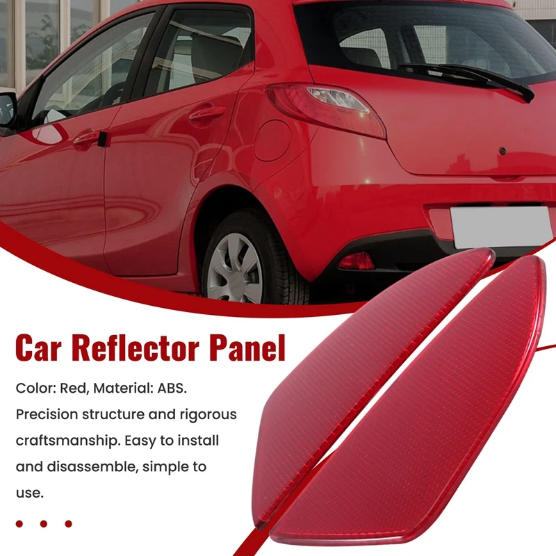 Автомобильный Стайлинг ABS пластиковая фотолампа с отражателем для Mazda 2 Demio 2015-2018