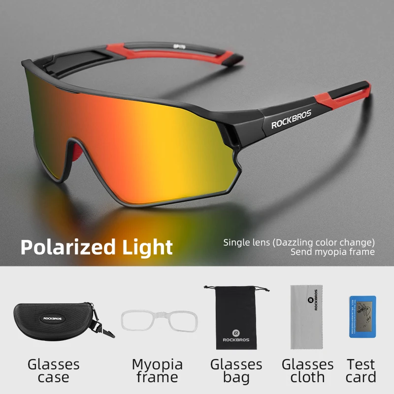 

ROCKBROS Hiking Fishing Glasses Men Women's Sports Sunglasses Photochromic/Polarized Bike Bicycle Goggles gafas ciclismo hombre