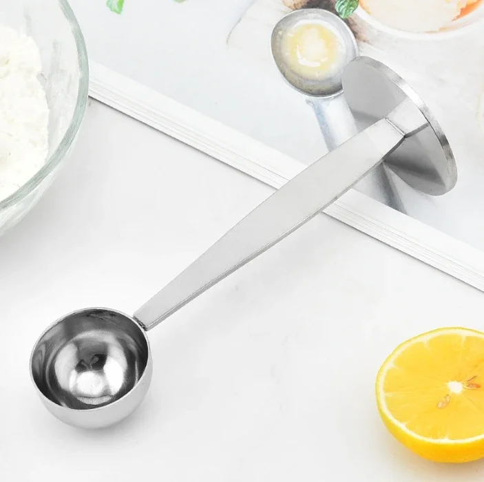 Подставка из нержавеющей стали ложка для темпера инструменты 2 в 1 кофейная