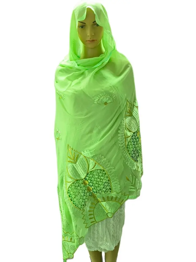 frican Women Scarf free shipping Shawl Ramadan Embroider Hijabs Muslim Fashion Headscarf Turkey India Shawl For Women 240*110cm