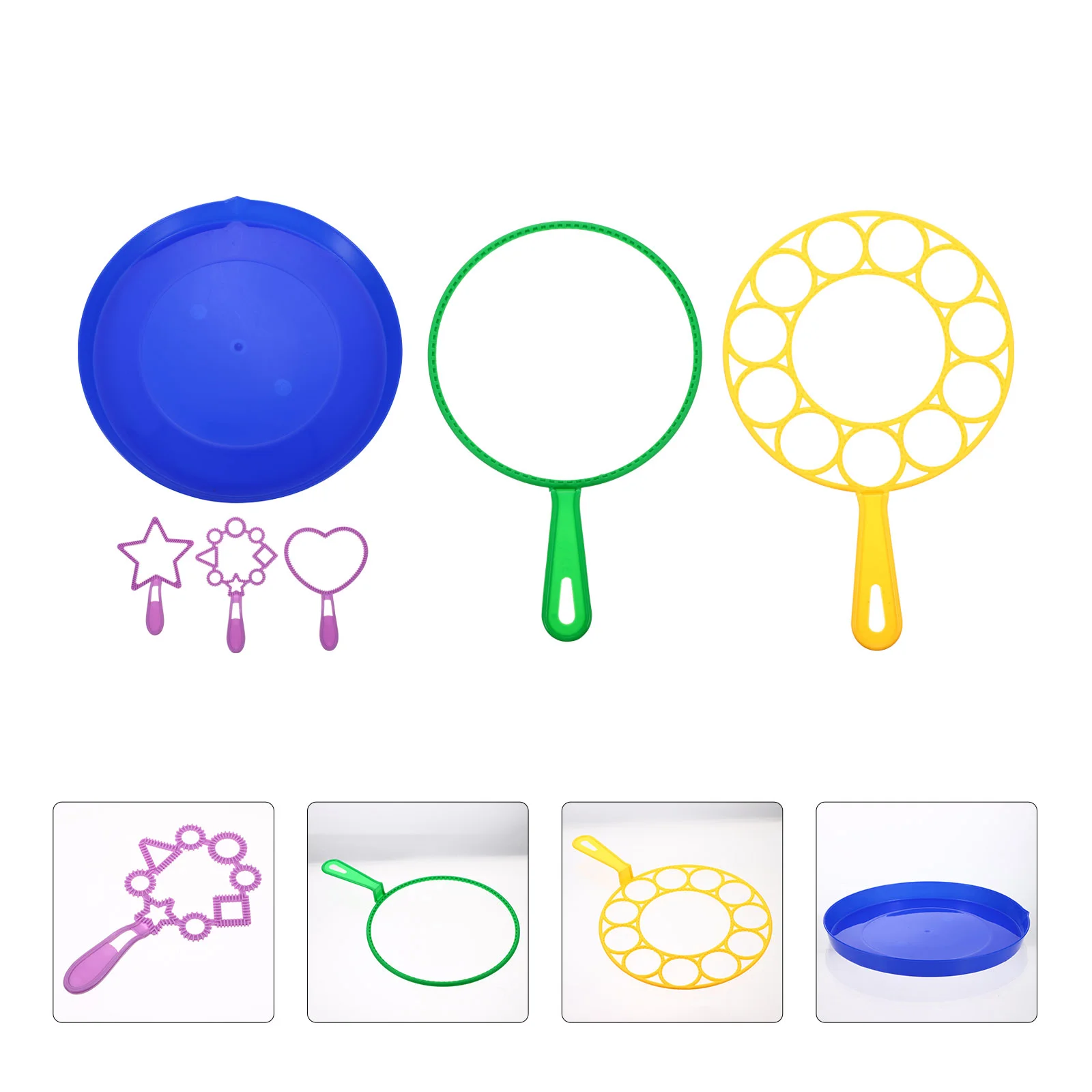 

6pcs Interesting Various Bubbles Maker Colorful Bubble Wands for Children Outdoor