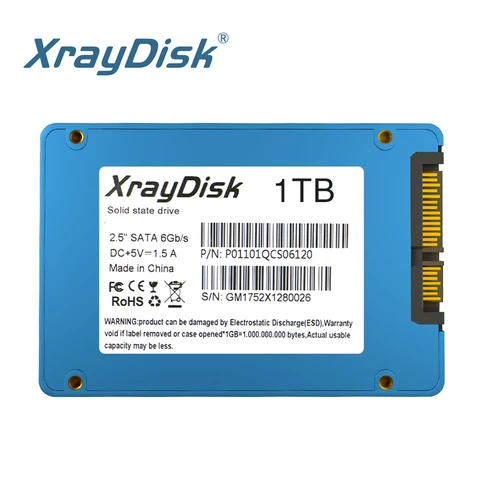 Xraydisk металлический Внутренний твердотельный накопитель Sata3 Ssd 60 Гб 1 Тб, жесткий диск для ноутбука и настольного компьютера