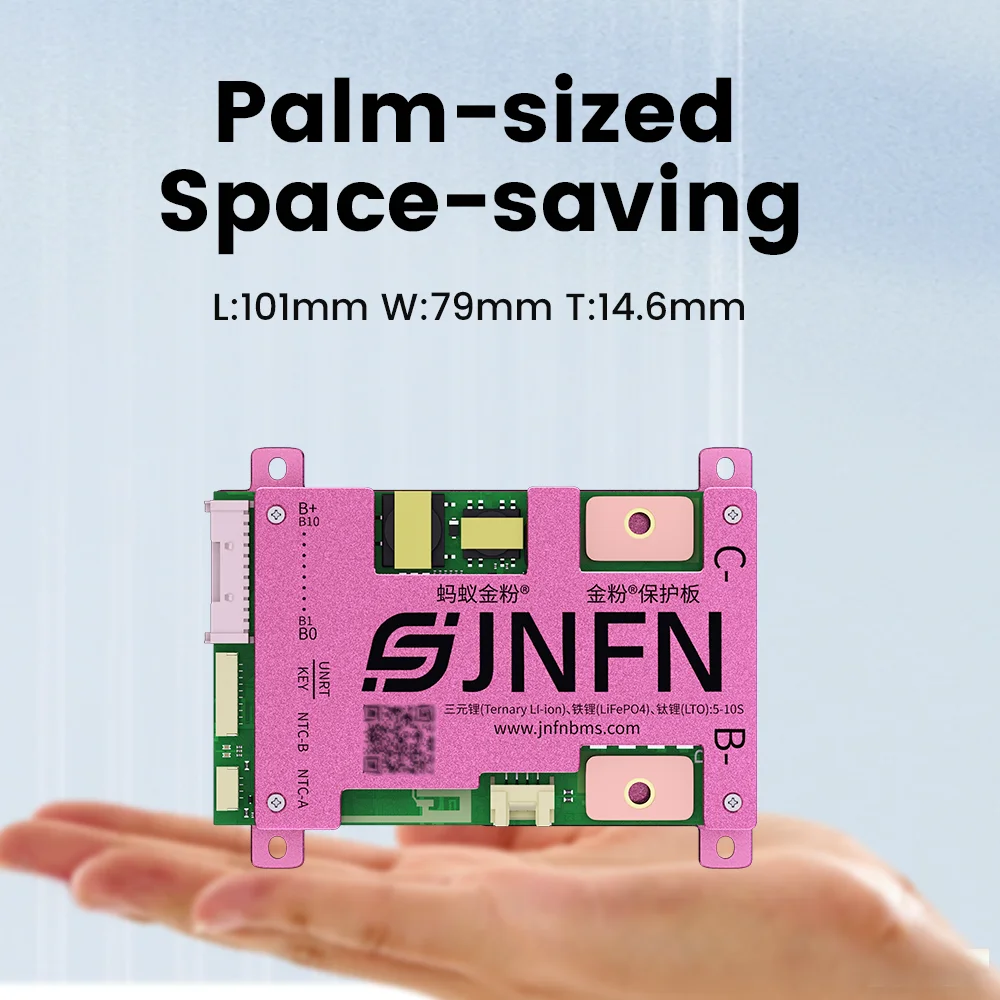 Фото JNFN Ant BMS 5-10S 5S 6S 7S 8S 24V 10S 36V 50A 100A Lifepo4 NMC Умная система управления батареями (BMS) с RS485 и Bluetooth №3