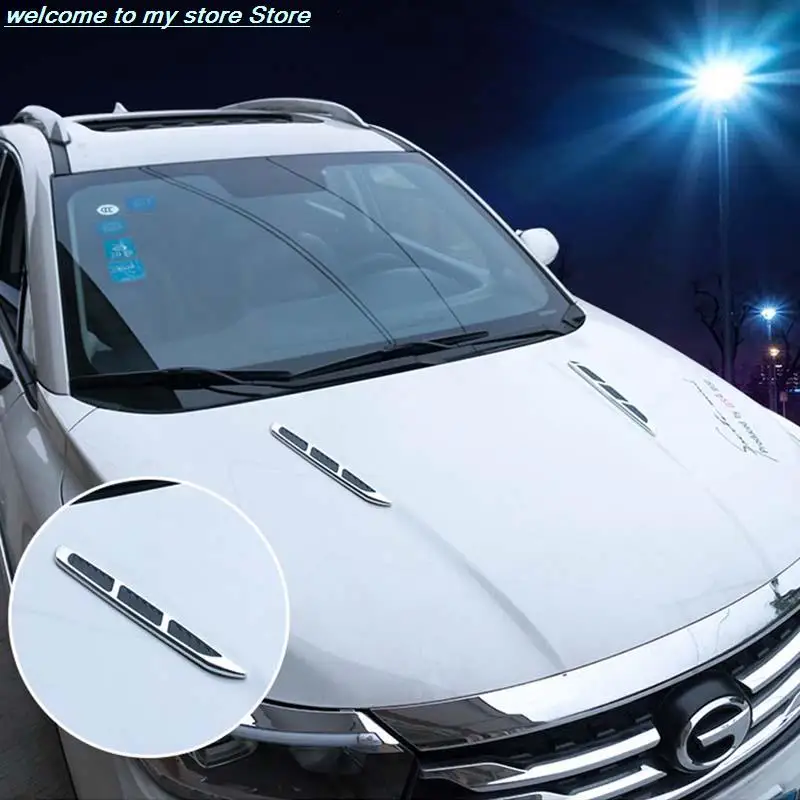 

Car Hood Decorative Air Outlet Automobile Modified Air Intake Simulation Vent Shark Cheek Side Air Vent