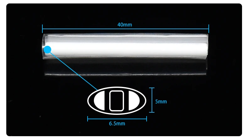 Ribbon double ceramic optical fiber heat shrinkable tube 40MM bare fiber hot melt butt joint protective sleeve
