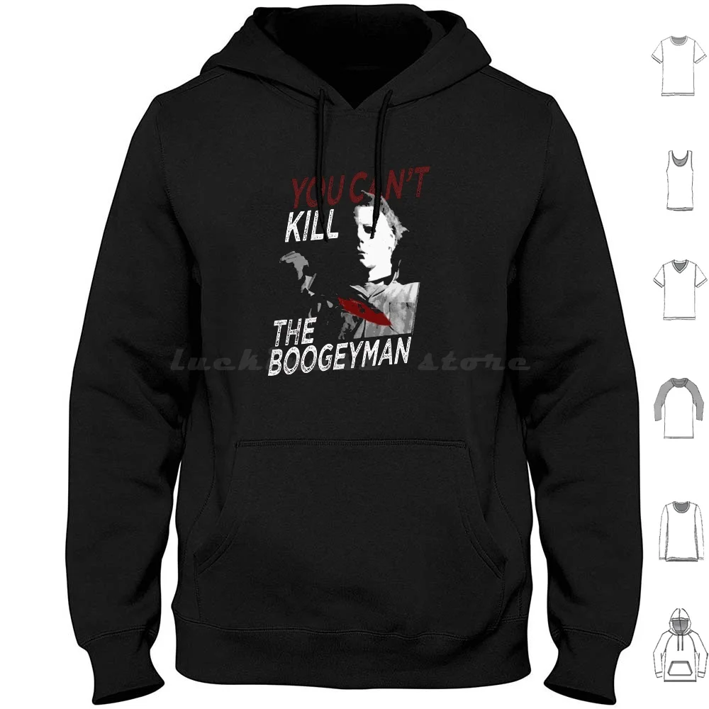 

Halloween Scary Slasher Horror Movie Gift Hoodies Long Sleeve Chilling Villains Adult Halloween Creepy For Women