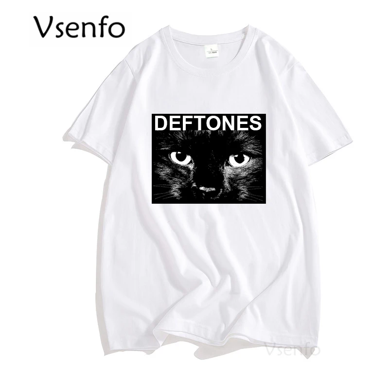 

Deftones Around The Fur Tour Band Concert Tshirt Mens Cotton Punk T-shirts with Short Sleeve for Men Women Clothing Oversize